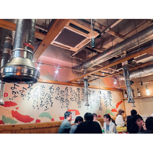 店舗空間アートワーク　CL/博多笑門 様