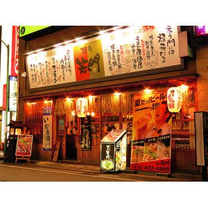 店舗空間アートワーク　CL/博多笑門 様