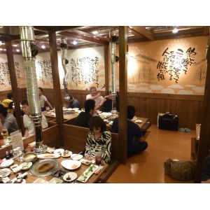 店舗空間アートワーク　CL/博多笑門 様